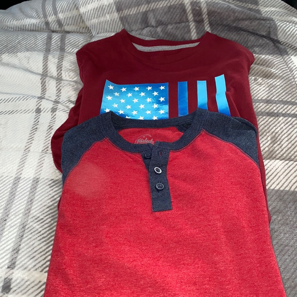 Old Navy-Faded Glory Long Sleeve Shirts (2)🧦